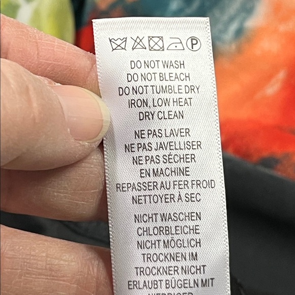 ADRIANNA PAPELL Romantic Moody Chiffon Strapless Ruched Bodice Floral Gown 18/20 - Picture 14 of 16